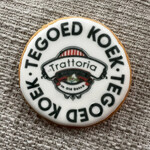 Tegoed koek met eigen logo of afbeelding