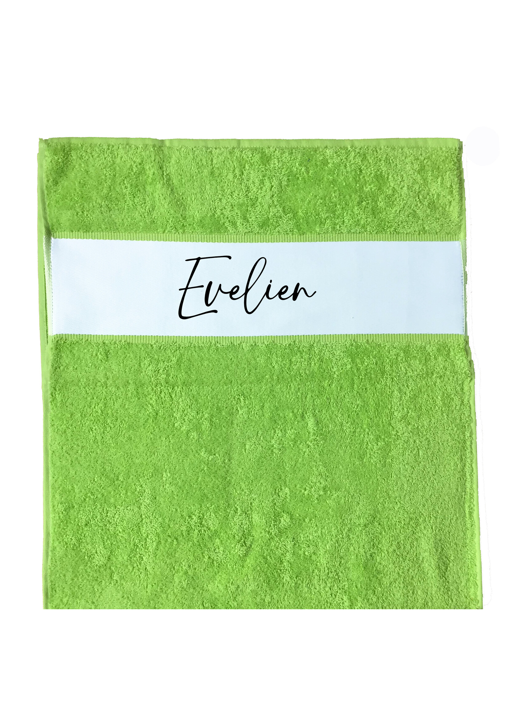 Handdoek met naam – personalisatie met tekst of naam – zacht en absorberend