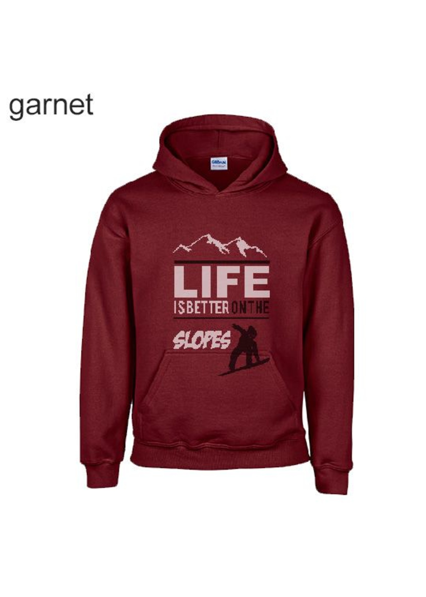 Snowboard hoodie - Life is better on the slopes