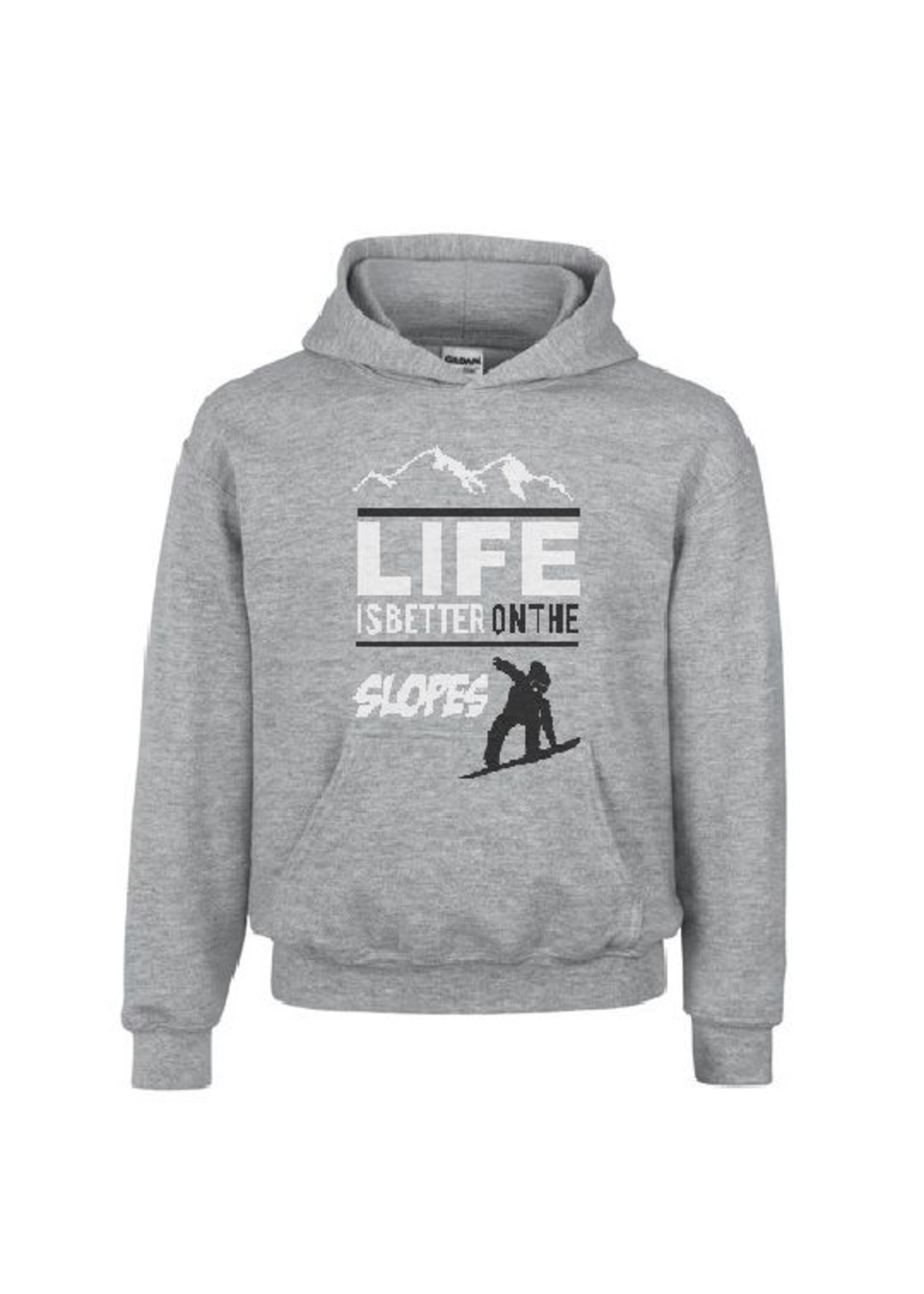 Snowboard hoodie - Life is better on the slopes