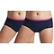 Ladies Brief, dark blue / fuchsia (set price)