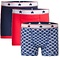 UnderWunder Jongens Boxer, blauw/rood/monkey (prijs per 3) Jongens Boxer, blauw/rood/monkey (prijs per 3)