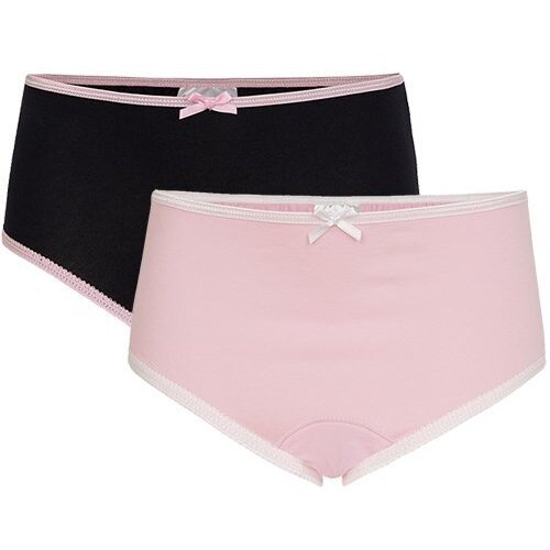 UnderWunder Meisjes Slip, blauw/roze (prijs per set)