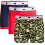 UnderWunder Boys Boxer, blue/red/camou (price per 3)