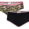 Girls Slip, camouflage/blue (price per set)