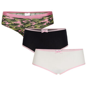 Girls Slip, camou/white/pink (set price)