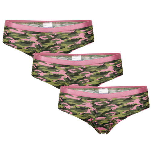 UnderWunder Girls Slip, camouflage (price per 3)