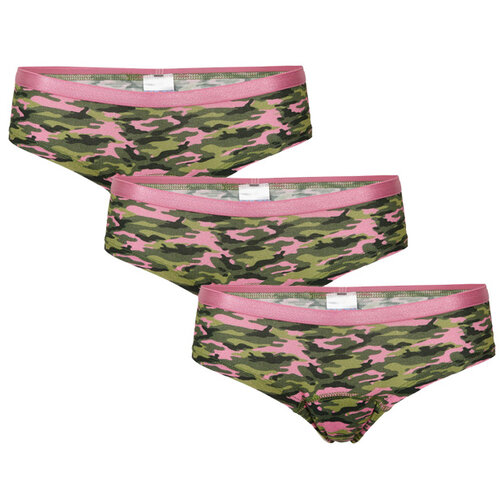 UnderWunder Meisjes Slip, camouflage (prijs per 3)