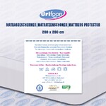 Urifoon Water-repellent and breathable washable mattress protector in various sizes