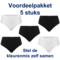 Voordeel pakket van 5 tailleslips, kleurenmix zelf te bepalen