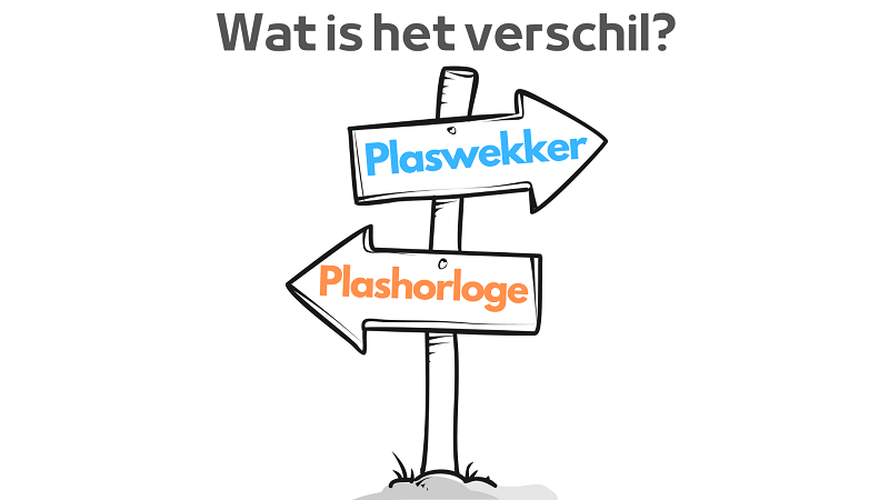 Verschil tussen plashorloge of plaswekker