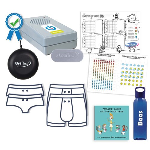 Contessa Package incl. 4 weeks rental of bedwetting alarm with vibrating element and expert guidance during the entire training