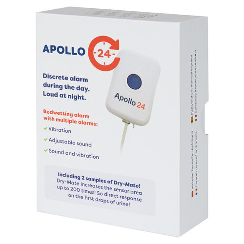 Tweedekans Apollo plaswekker voor overdag - hulpmiddel tegen plasongelukjes (excl. sensorbroek of inleggers) Urifoon Tweedekans Apollo plaswekker voor overdag - hulpmiddel tegen plasongelukjes (excl. sensorbroek of inleggers)