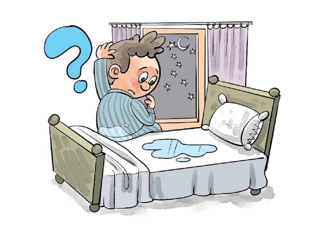 kind met ADHD die in bed plast