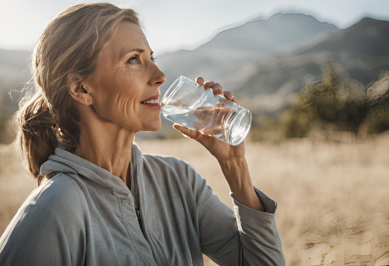 bedplassen volwassenen en water drinken