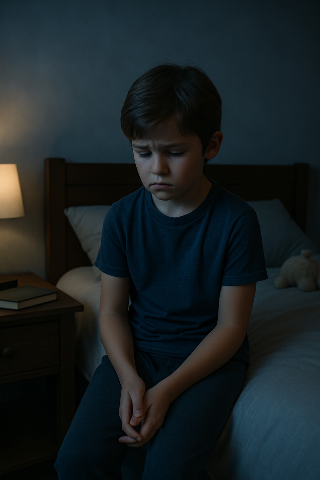 Een bezorgde persoon na een slaapwandelincident