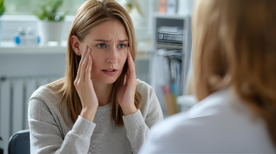 Patiënt bespreekt ernstige blaasproblemen met huisarts