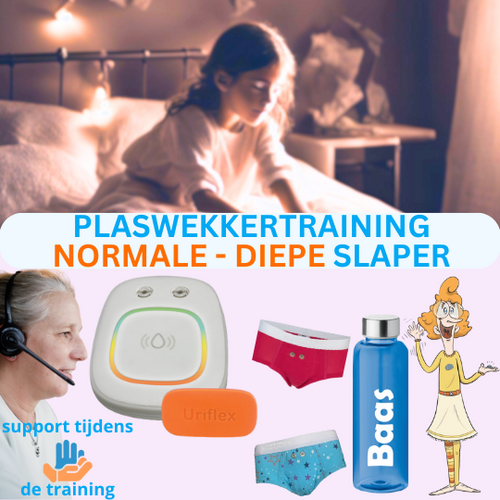 Kit incl. 4 weeks rental of bedwetting alarm and expert guidance throughout the entire training Liberty Kit incl. 4 weeks rental of bedwetting alarm and expert guidance throughout the entire training