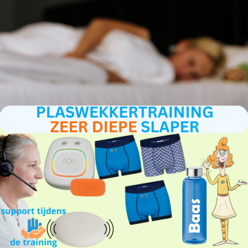 Liberty + Tril Plus pakket - Plaswekkertraining voor de zeer diepe slaper Liberty + Tril Plus pakket - Plaswekkertraining voor de zeer diepe slaper