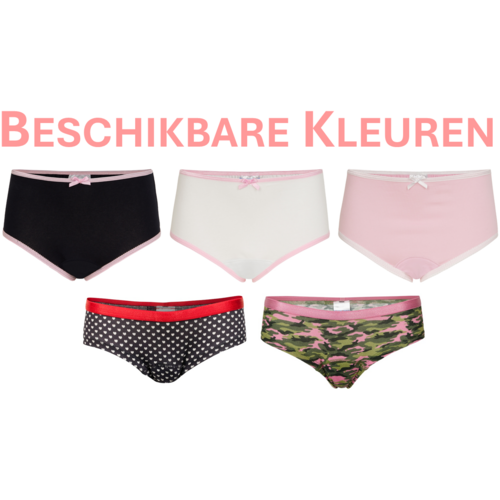 UnderWunder Meisjes slip/hipster - set van 2 UnderWunder UnderWunder Meisjes slip/hipster - set van 2