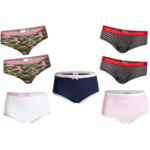 UnderWunder Meisjes slip/hipster - Voordeelpakket 7 stuks UnderWunder UnderWunder Meisjes slip/hipster - Voordeelpakket 7 stuks