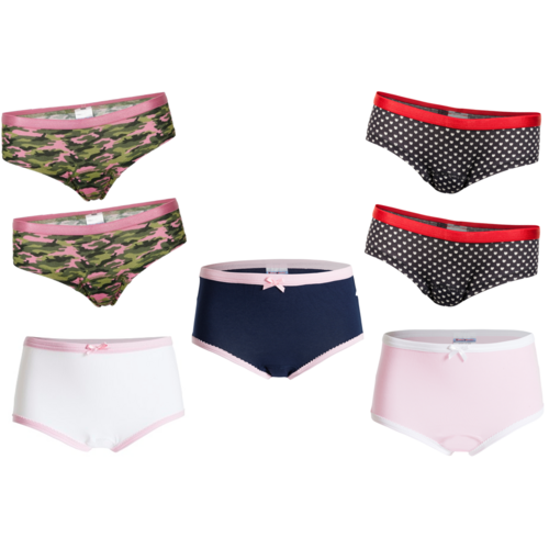 UnderWunder Meisjes slip/hipster - Voordeelpakket 7 stuks UnderWunder UnderWunder Meisjes slip/hipster - Voordeelpakket 7 stuks