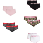 UnderWunder Meisjes slip/hipster - Voordeelpakket 10 stuks UnderWunder UnderWunder Meisjes slip/hipster - Voordeelpakket 10 stuks