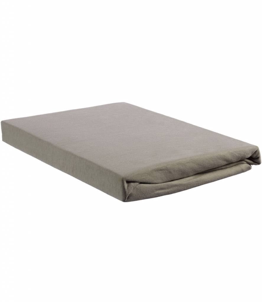 Beddinghouse Splittopper Hoeslaken Jersey Taupe