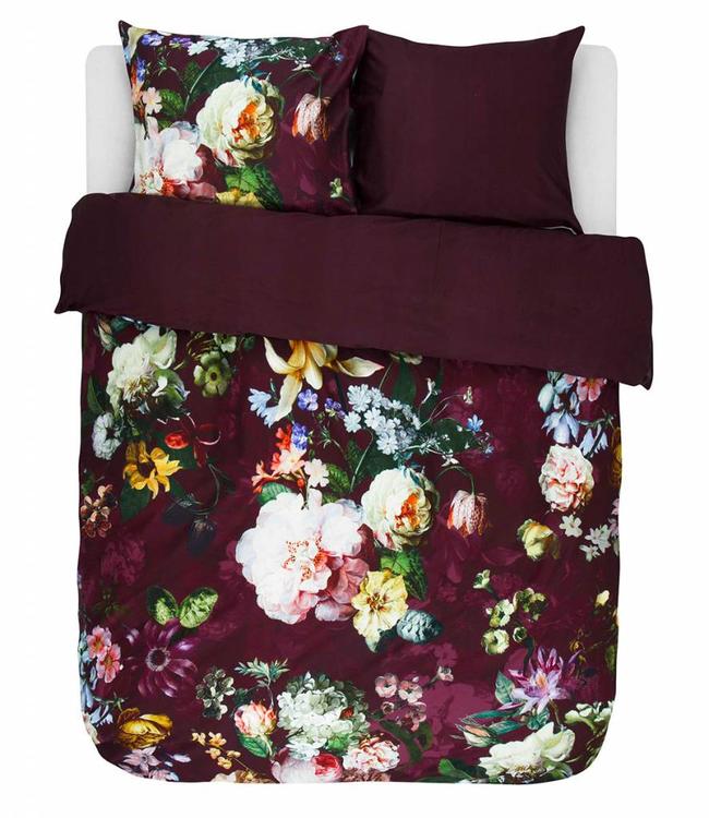 Essenza Dekbedovertrek Fleur Burgundy 200 x 200/220