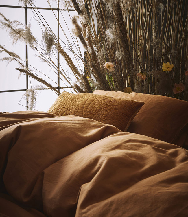 Essenza Dekbedovertrek Minte Leather Brown