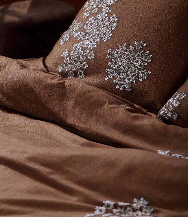 Essenza Dekbedovertrek Lauren Cinnamon met Bloemen