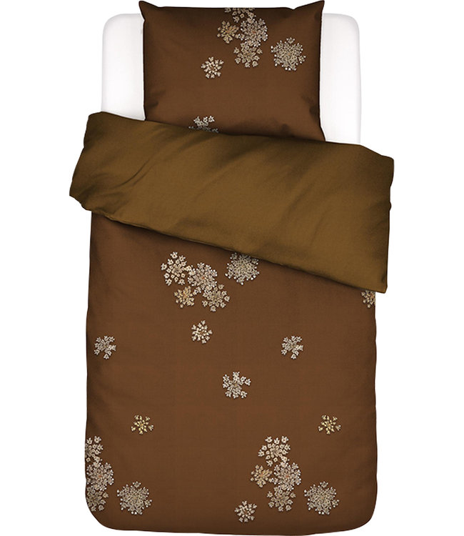 Essenza Dekbedovertrek Lauren Cinnamon met Bloemen