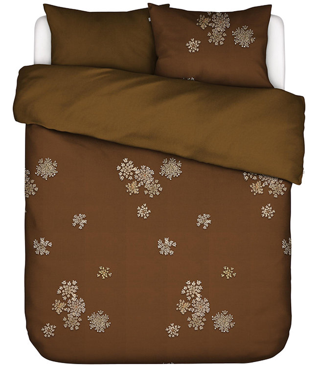 Essenza Dekbedovertrek Lauren Cinnamon met Bloemen