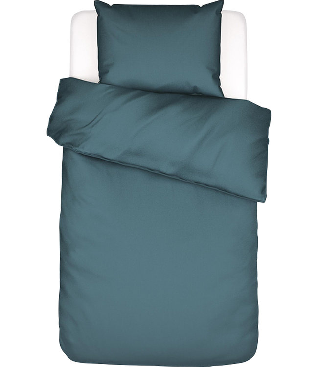 Essenza Effen Dekbedovertrek Minte Denim Blauw