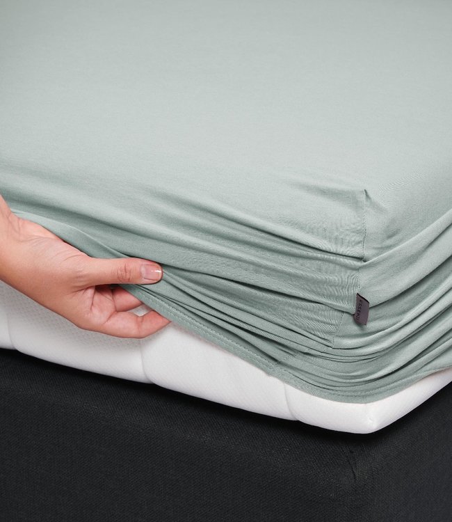 Essenza Organic Jersey Hoeslaken Dusty Green