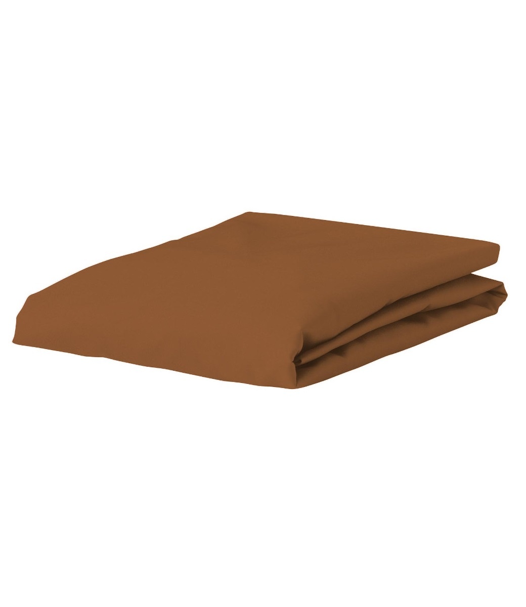 Essenza Organic Jersey Hoeslaken Leather Brown