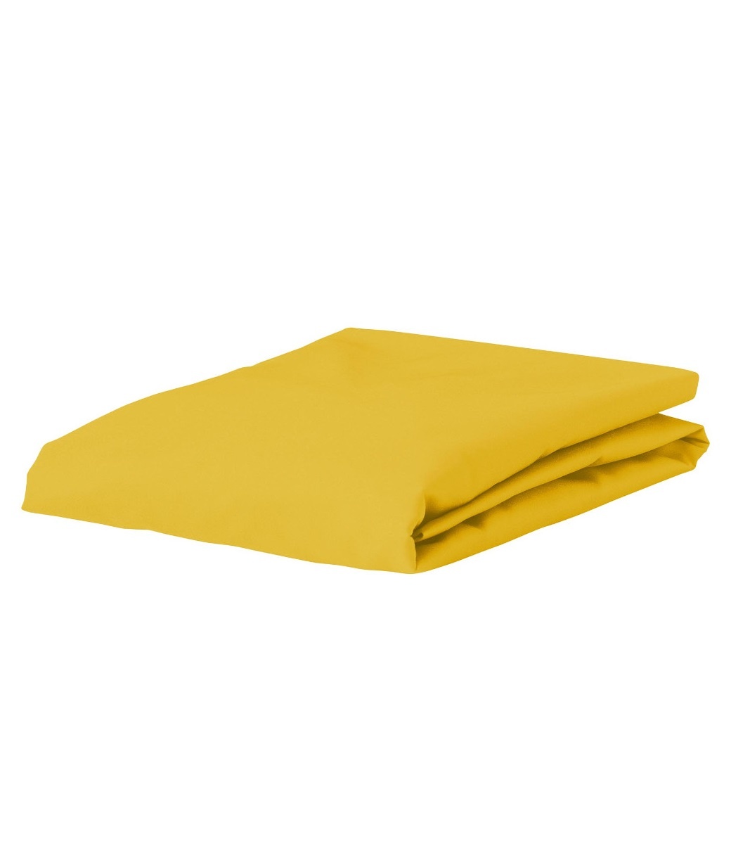 Essenza Organic Jersey Hoeslaken Mustard