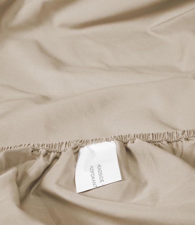 Essenza Hoeslaken Minte Cement Katoen Satijn