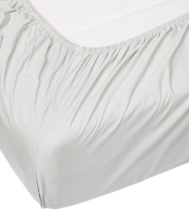 Essenza Premium Percale Hoeslaken Silver