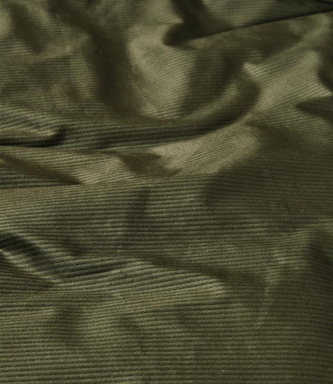 At Home Dekbedovertrek Cosy Corduroy Groen
