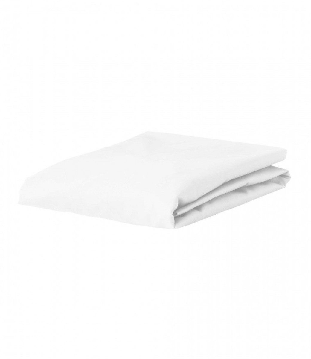 Essenza Organic Jersey Hoeslaken White