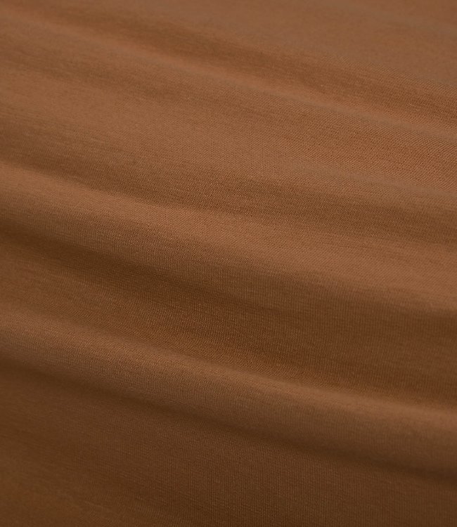 Essenza Organic Jersey Hoeslaken Leather Brown