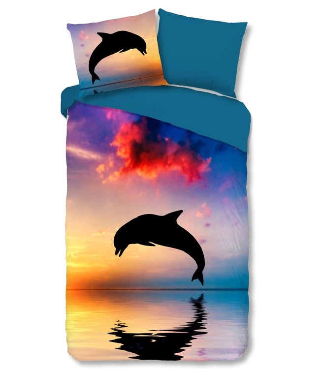 Goodmorning Kinderdekbedovertrek Dolphin