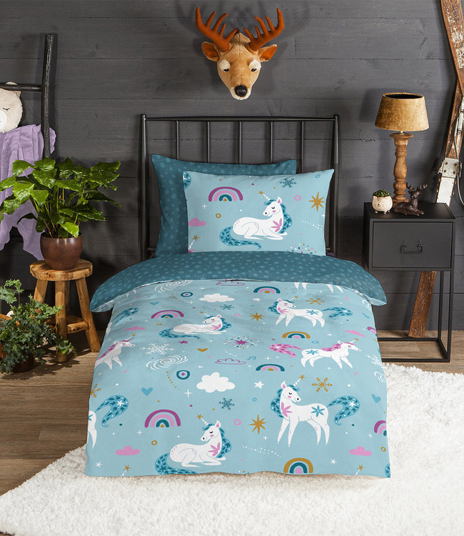 Goodmorning Kinderdekbedovertrek Snowycorn