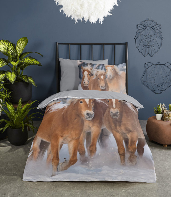 Goodmorning Kinderdekbedovertrek Happy horses