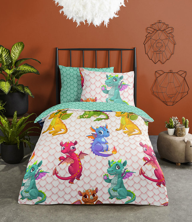 Goodmorning Kinderdekbedovertrek Dragons