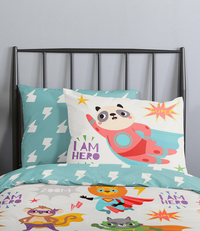 Goodmorning Kinderdekbedovertrek Superhero