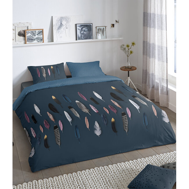 Feathers, blauw