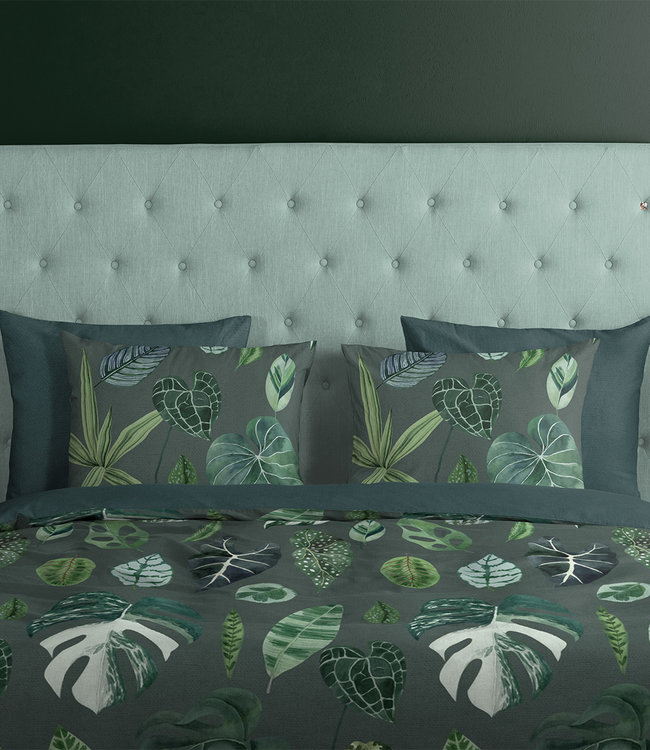 Goodmorning Dekbedovertrek Urban Jungle Green