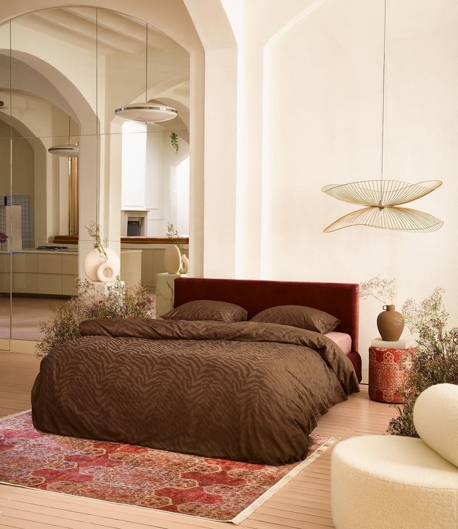 Essenza Dekbedovertrek Belen Chestnut 200 x 200/220